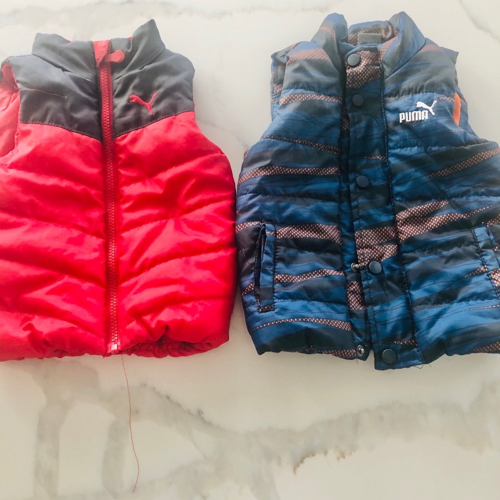 Puma Puffer Vests 2t-3t
